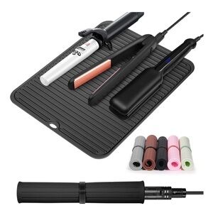 Hair Styling Tool Set with Heat Mat